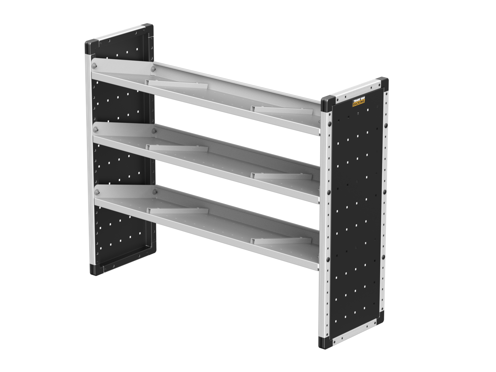 Trade Van Racking - Single Unit - 3 Angled Shelves - 1250mm (w) x 1009mm (h) - TVR-302
