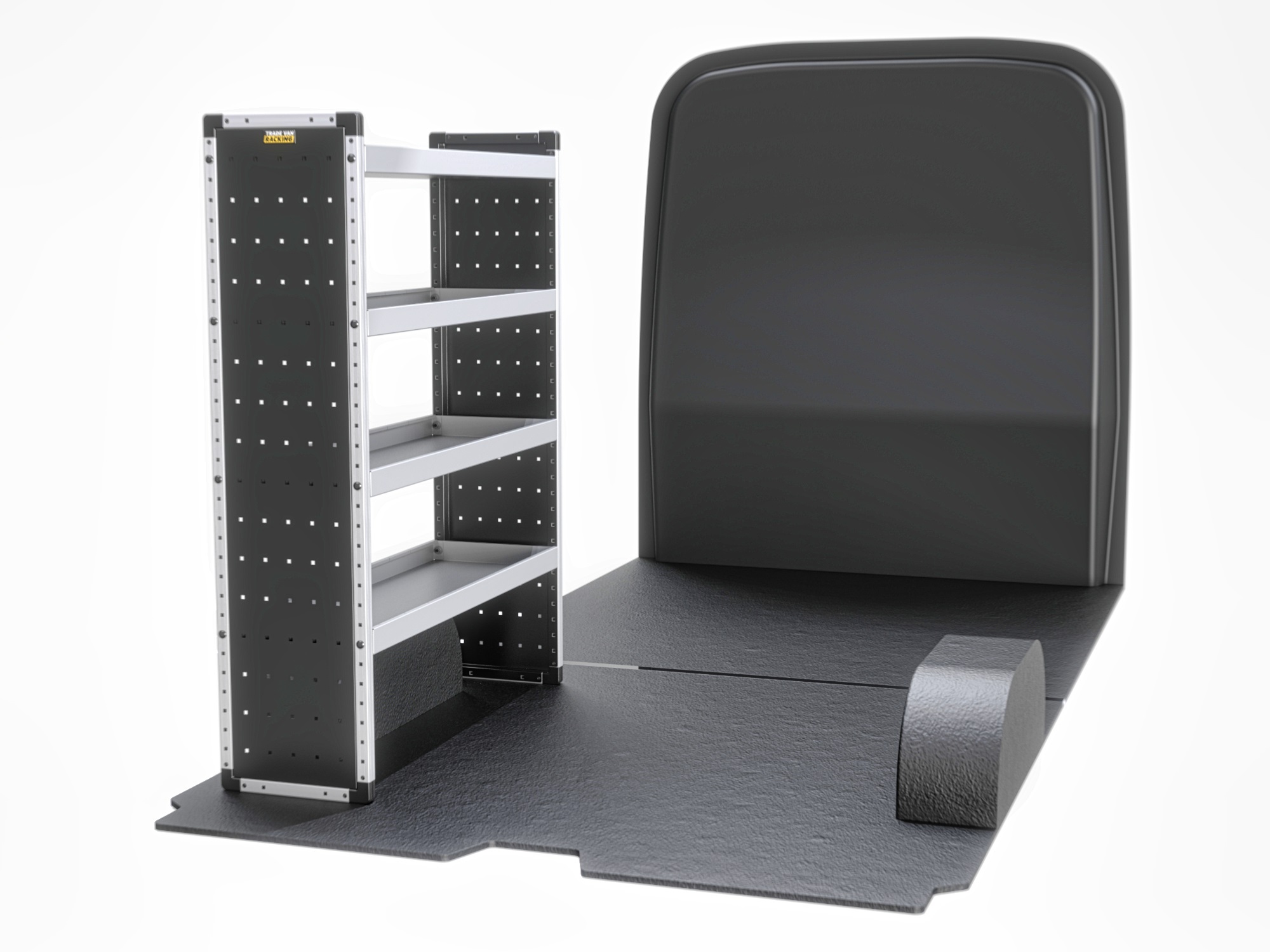 Trade Van Racking - Ford Transit 2014 On LWB Medium Roof (L3H2) - Bronze - Passenger Side - TVR-B-013-NS
