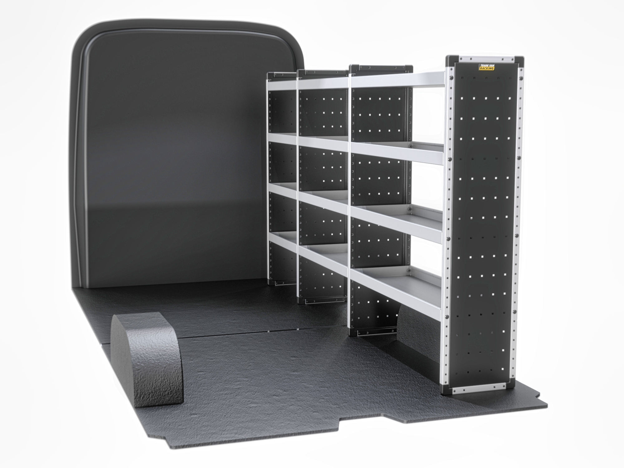 Trade Van Racking - Ford Transit 2014 On LWB Medium Roof (L3H2) - Bronze - Drivers Side - TVR-B-013-OS