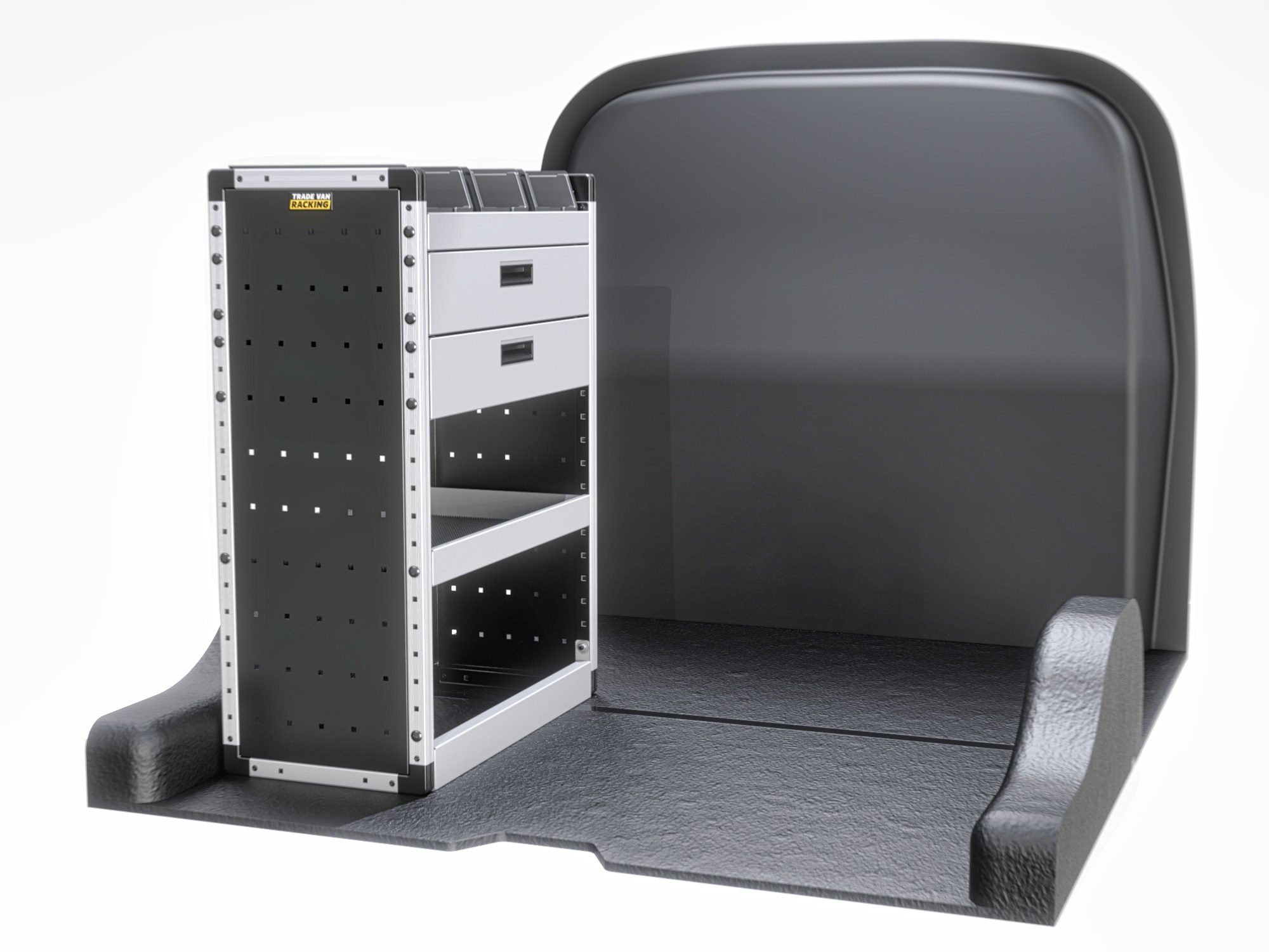 Trade Van Racking - Ford Transit Connect 2014-2024 SWB (L1) - Gold - Passenger Side - TVR-G-001-NS
