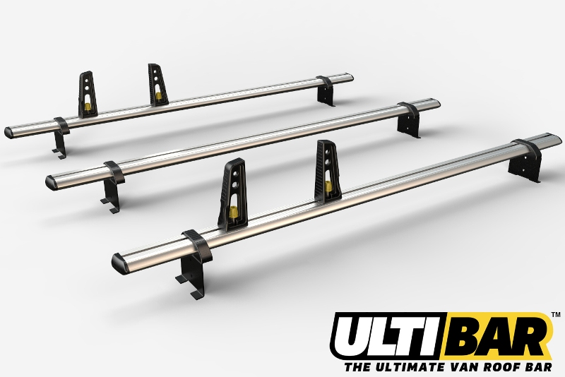 Ulti Bar+ Aluminium 3 Bar System - Iveco Daily - 2000-2014 - Medium Roof (H2) and High Roof (H3) - VG208