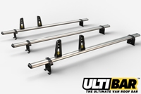 Ulti Bar+ Aluminium 3 Bar System - Iveco Daily - 2000-2014 - Medium Roof (H2) and High Roof (H3) - VG208