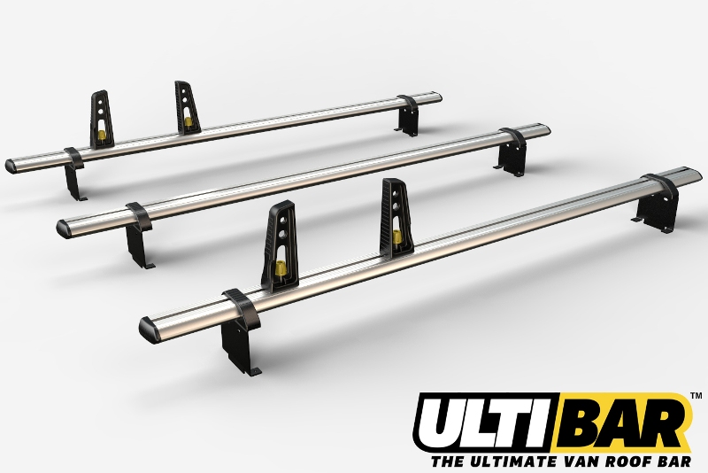 Ulti Bar+ Aluminium 3 Bar System - Nissan Primastar 2002-2014 SWB High Roof (L1H2) - VG211-3