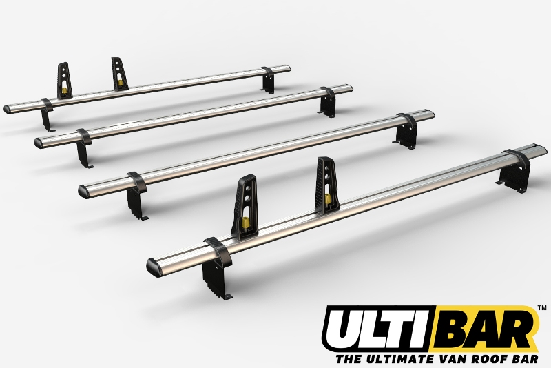 Ulti Bar+ Aluminium 4 Bar System - Vauxhall Vivaro Pre Oct 2014 Swb High Roof (L1H2) - VG211-4