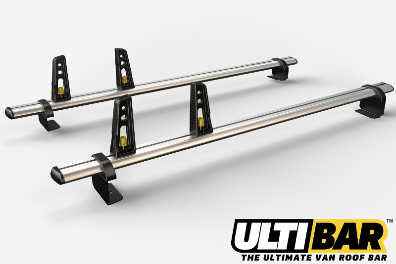 Ulti Bar+ Aluminium 2 Bar System - Volkswagen VW Caddy Maxi 2008 To Sept 2010 LWB (L2) - VG225-2