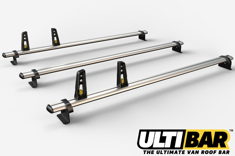 Ulti Bar+ Aluminium 3 Bar System - VW Crafter 2017 On MWB Standard Roof (L3H2) - VG336-3