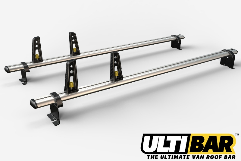 Ulti Bar+ Aluminium 2 Bar System - Vauxhall Vivaro 2019 On Swb Low Roof (L1H1) - VG333-2