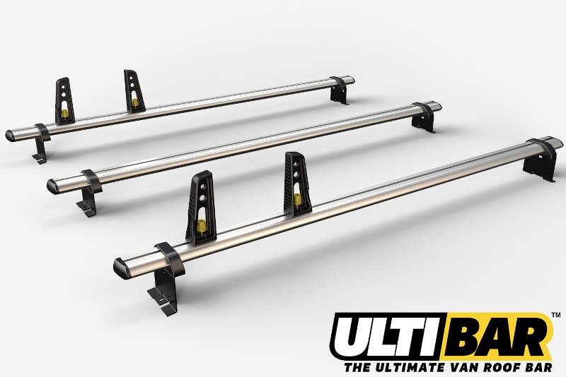 Ulti Bar+ Aluminium 3 Bar System - Vauxhall Vivaro 2019 On Swb Low Roof (L1H1) - VG333-3