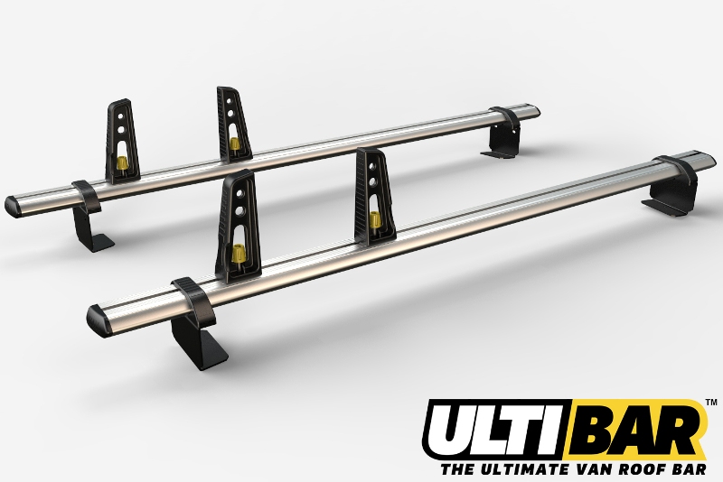 Ulti Bar+ Aluminium 2 Bar System - Volkswagen VW Caddy Maxi 2011-2020 LWB (L2) - VG299-2