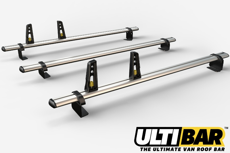 Ulti Bar+ Aluminium 3 Bar System - Volkswagen VW Caddy Maxi 2011-2020 LWB (L2) - VG299-3