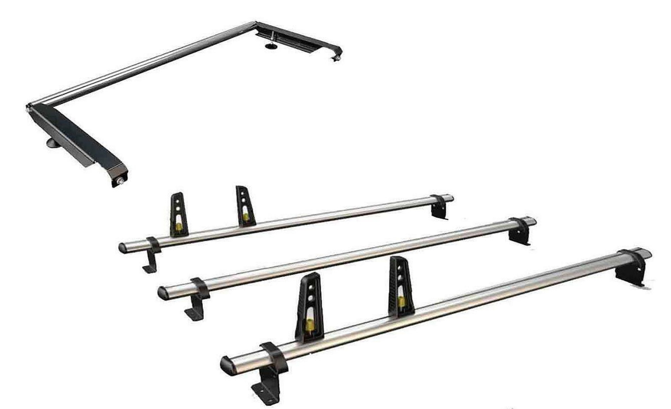 Ulti Bar+ Aluminium 3 Bar System with Rear Roller - Ford Custom 2013-2023 SWB Low Roof (L1H1) - VG304-3 and VGR-09