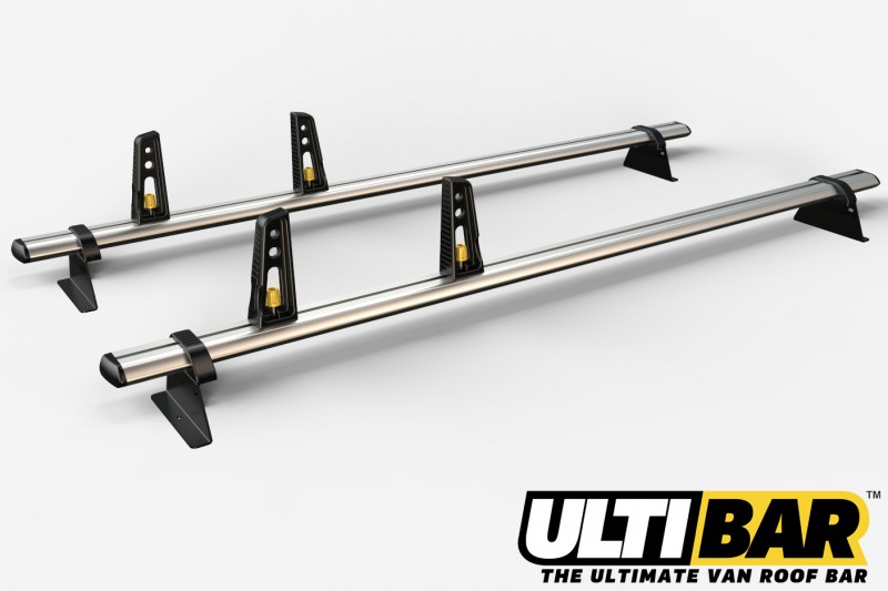 Ulti Bar+ Aluminium 2 Bar System - Nissan Primastar 2022 On SWB High Roof (L1H2) - VG211-2