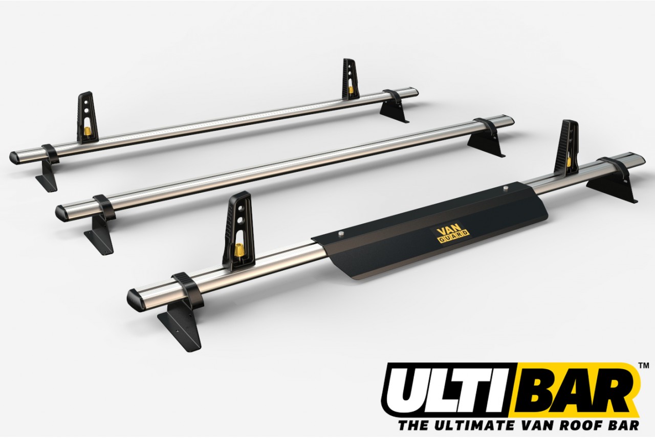 Ulti Bar+ Aluminium 3 Bar System - Renault Trafic Oct 2014 On SWB Low Roof (L1H1) - VG315-3