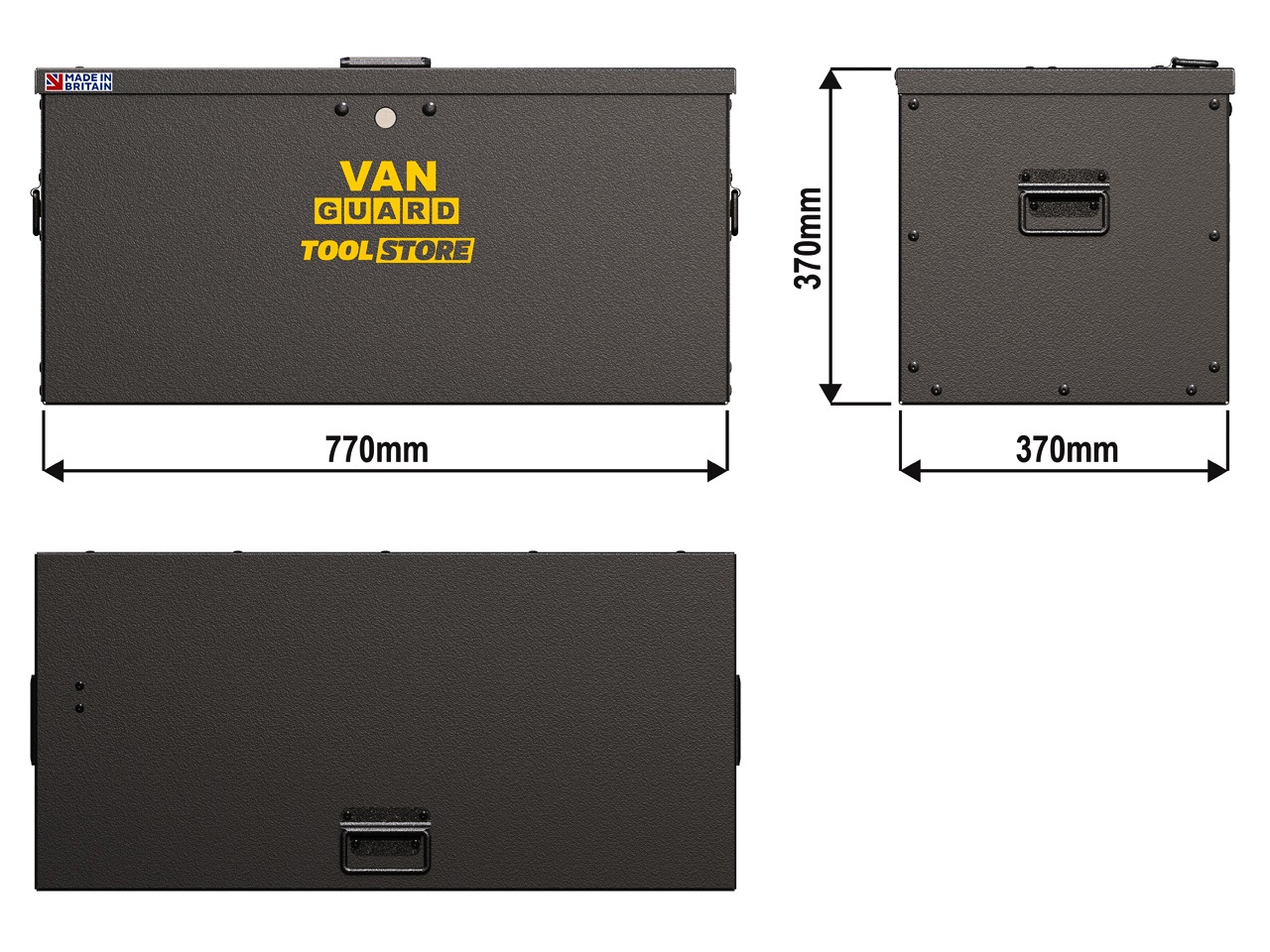 Small Van Guard Steel Tool Box Store VG500S