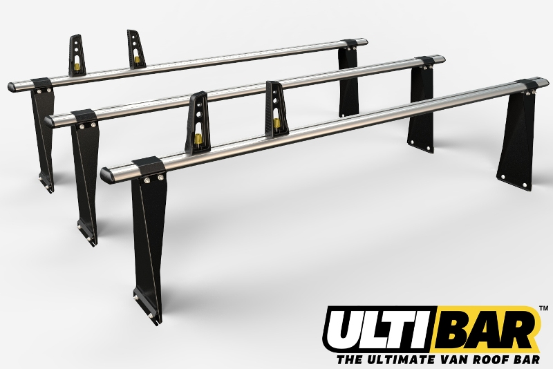 Ulti Bar+ Aluminium 3 Bar System - Ford Transit 2000-2014 LWB High Roof (L3H3) - VG154-3