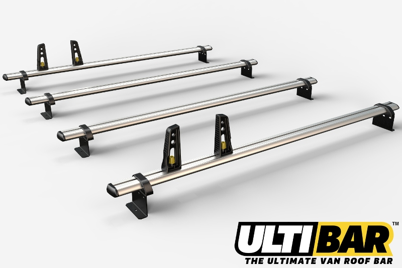 Ulti Bar+ Aluminium 4 Bar System - VW Volkswagen T6 Transporter 2016-2025 LWB Low Roof (L2H1) - VG263-4