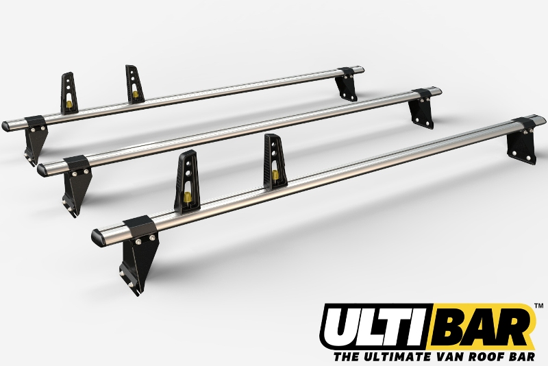 Ulti Bar+ Aluminium 3 Bar System - Ford Transit 2000-2014 SWB Low Roof (L1H1) - VG49-3